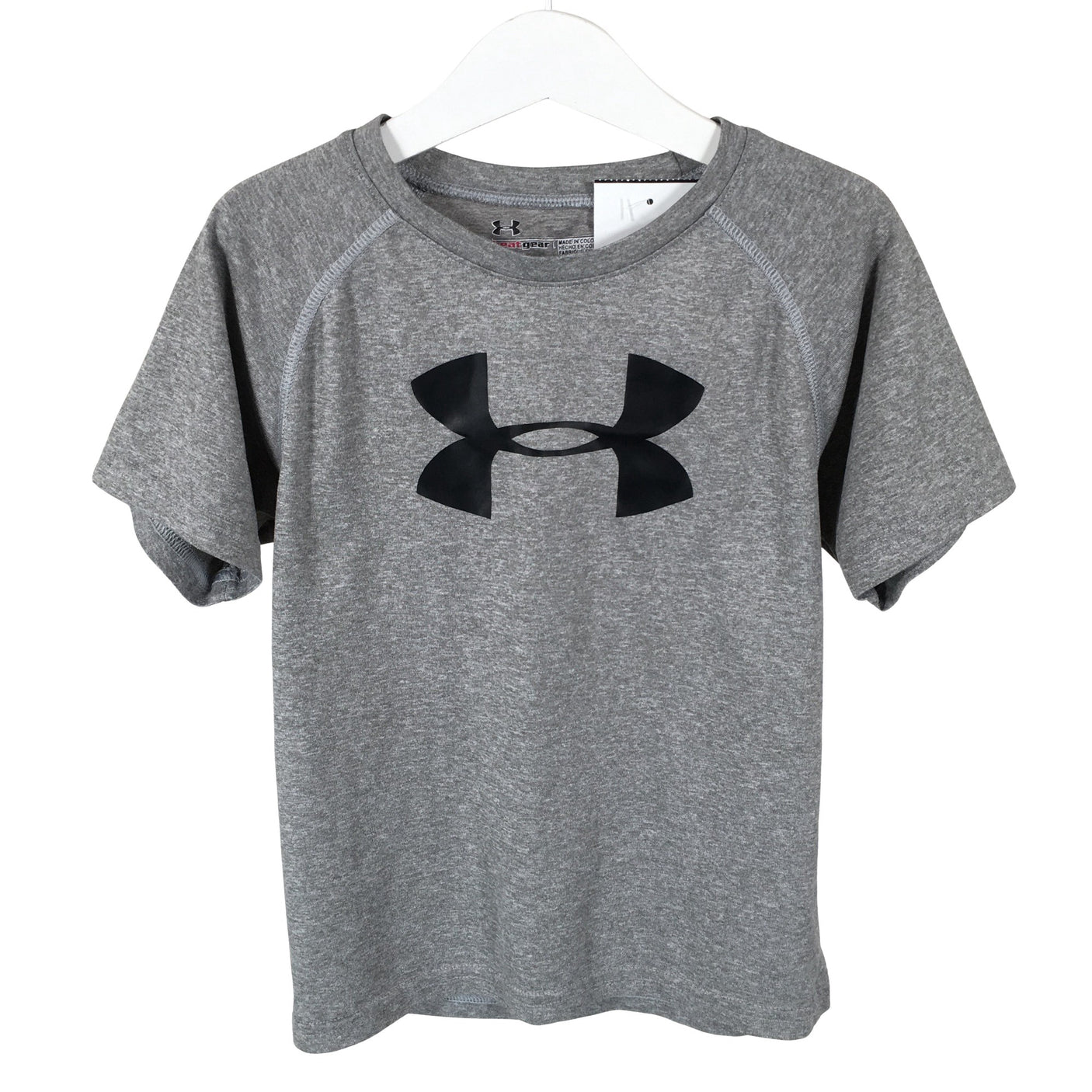 Unisex Under Armour - Urheilupaita, lyhyet hihat, koko 110 - 116 - Harmaa (1)