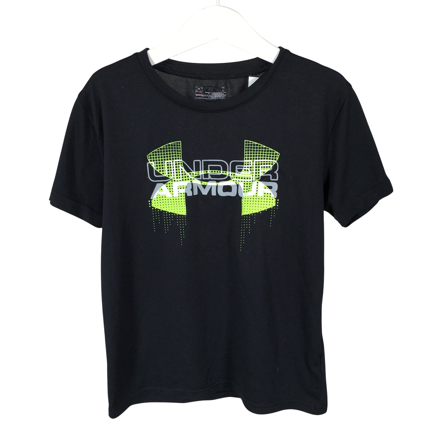 Poikien Under Armour - Urheilupaita, lyhyet hihat, koko 128 - 134 - Musta (1)