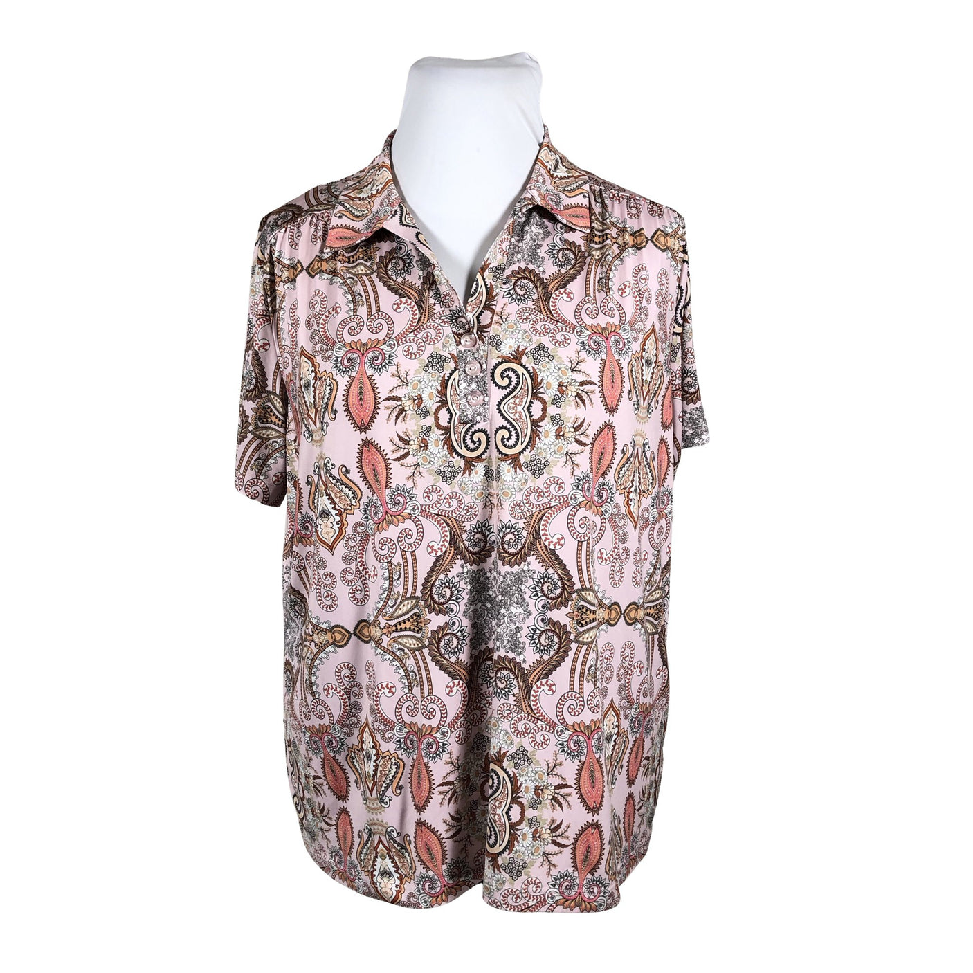 Naisten Hansmark - T-paita, koko 52 - Vaaleanpunainen (1)