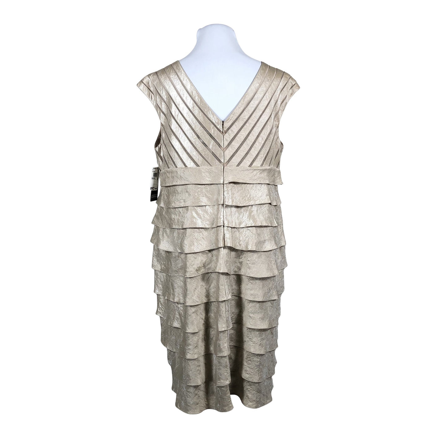 Naisten Adrianna Papell - Juhlamekko, koko 46 - Beige (2)