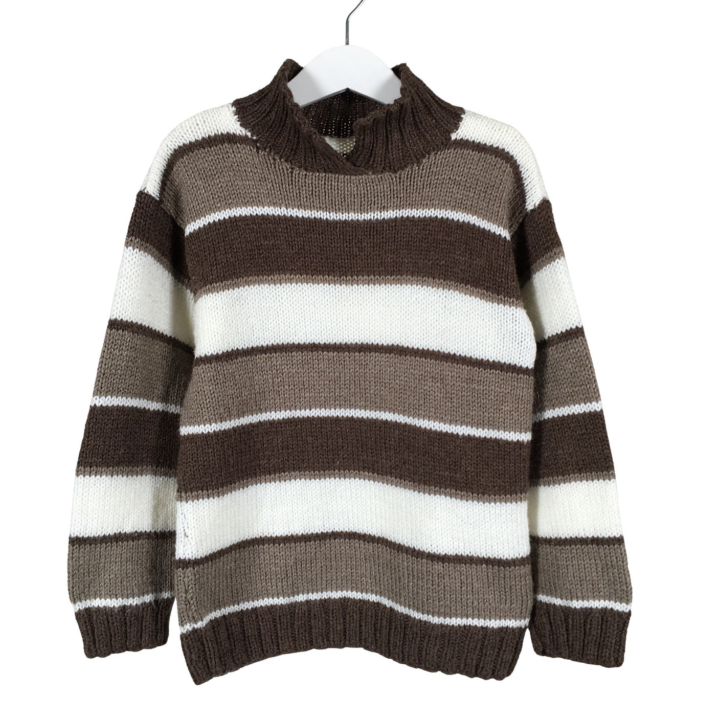 Unisex Handmade - Neulepaita, koko 128 - 134 - Ruskea (1)