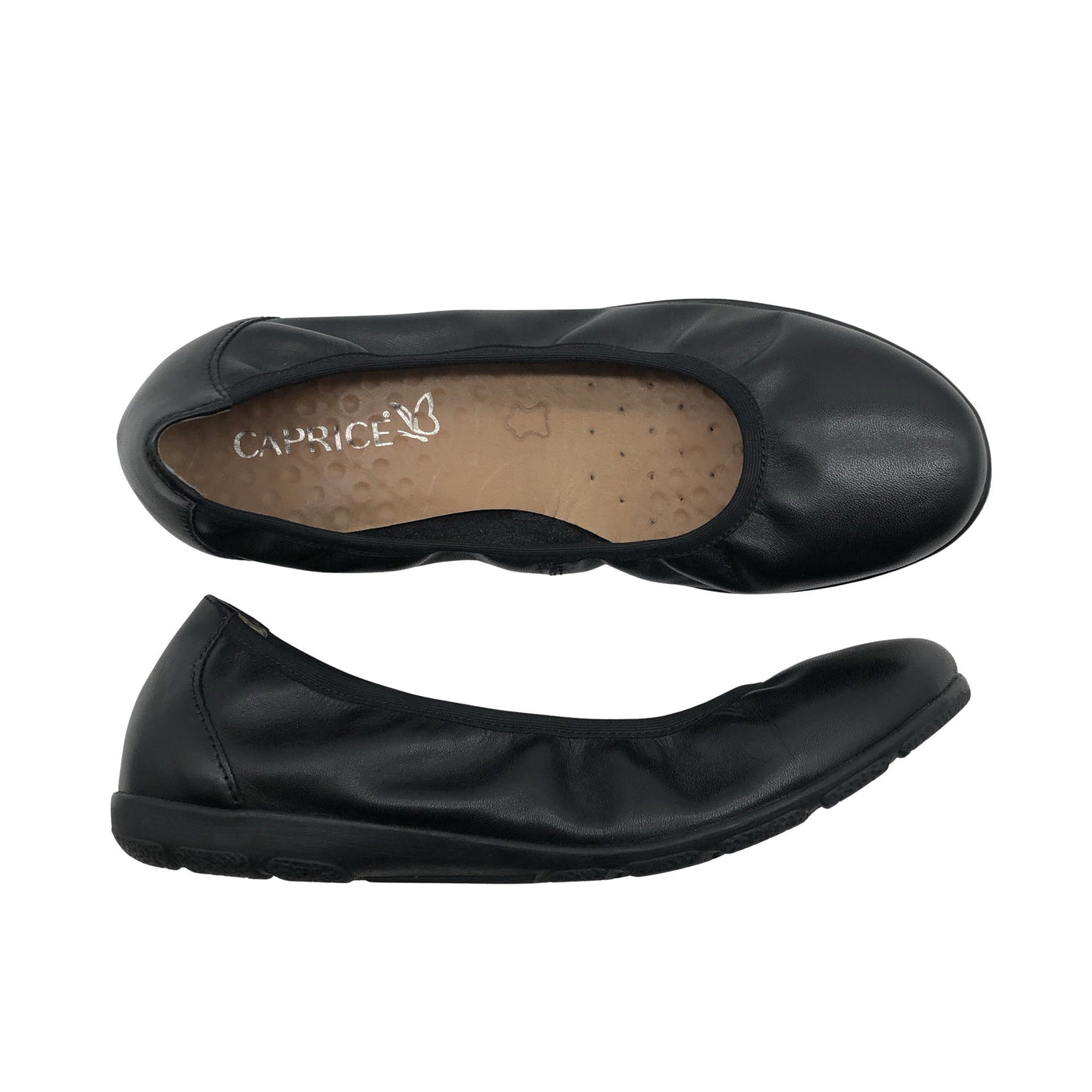 Naisten Caprice - Ballerinat, koko 36 - Musta (1)