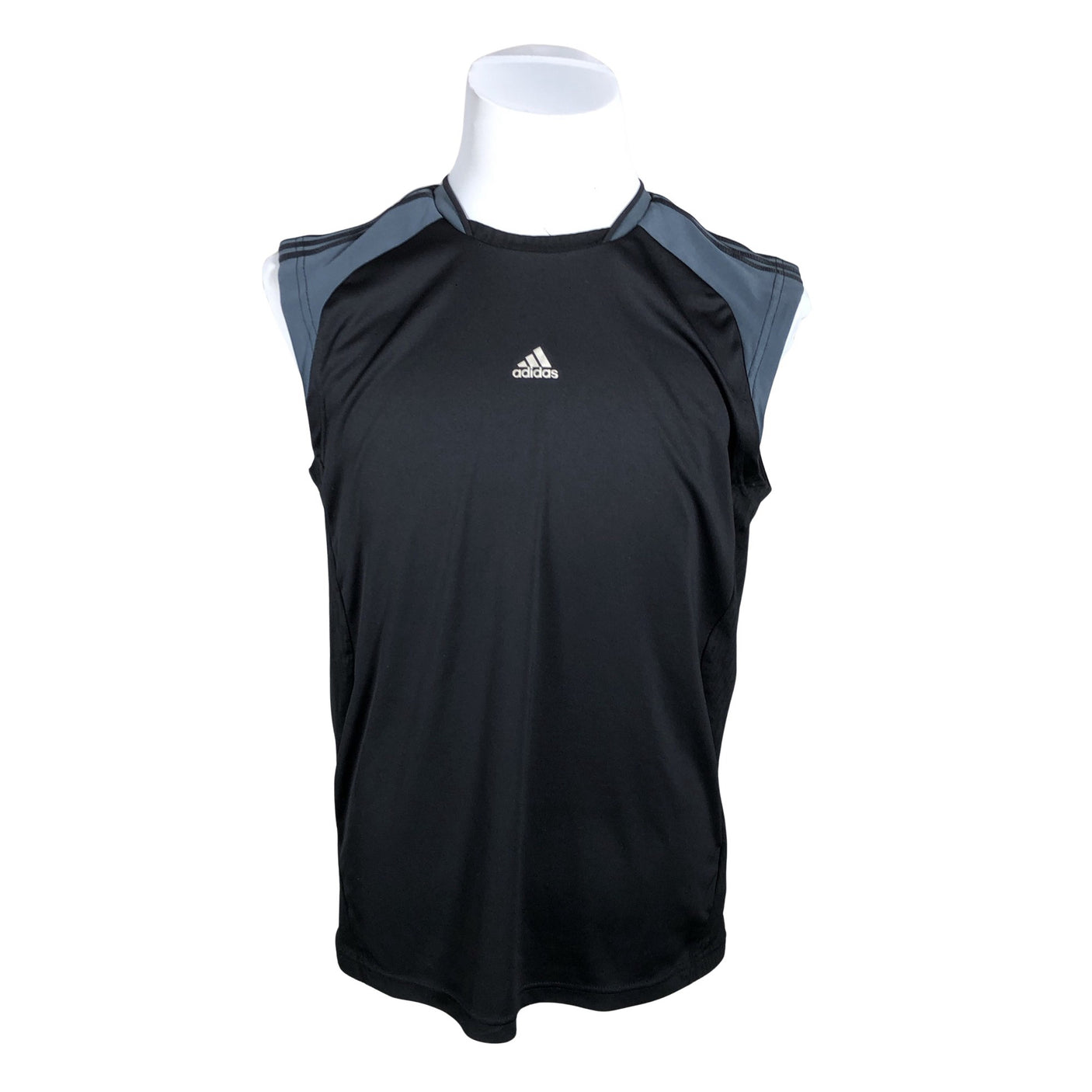 Miesten Adidas - Hihaton urheilupaita, koko L - Musta (1)