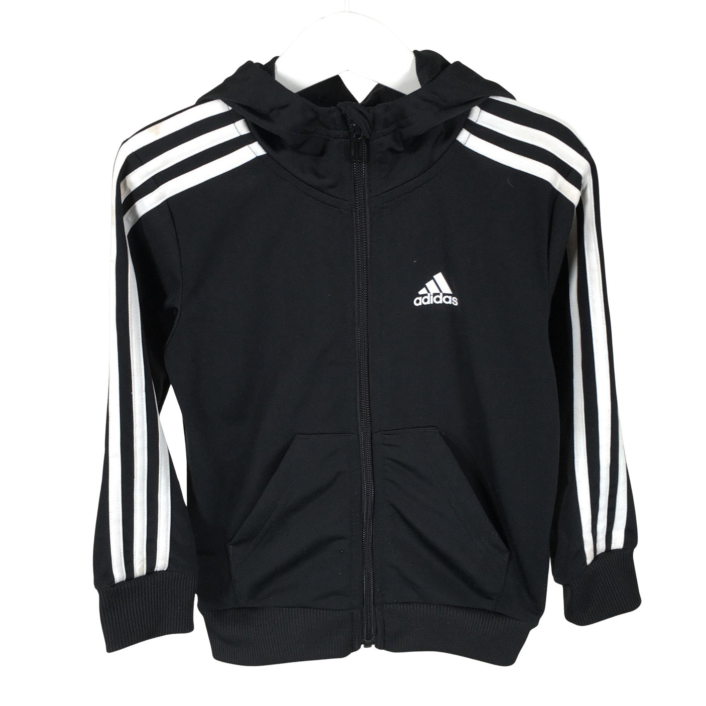 Unisex Adidas - Verryttelytakki, koko 104 - 110 - Musta (1)
