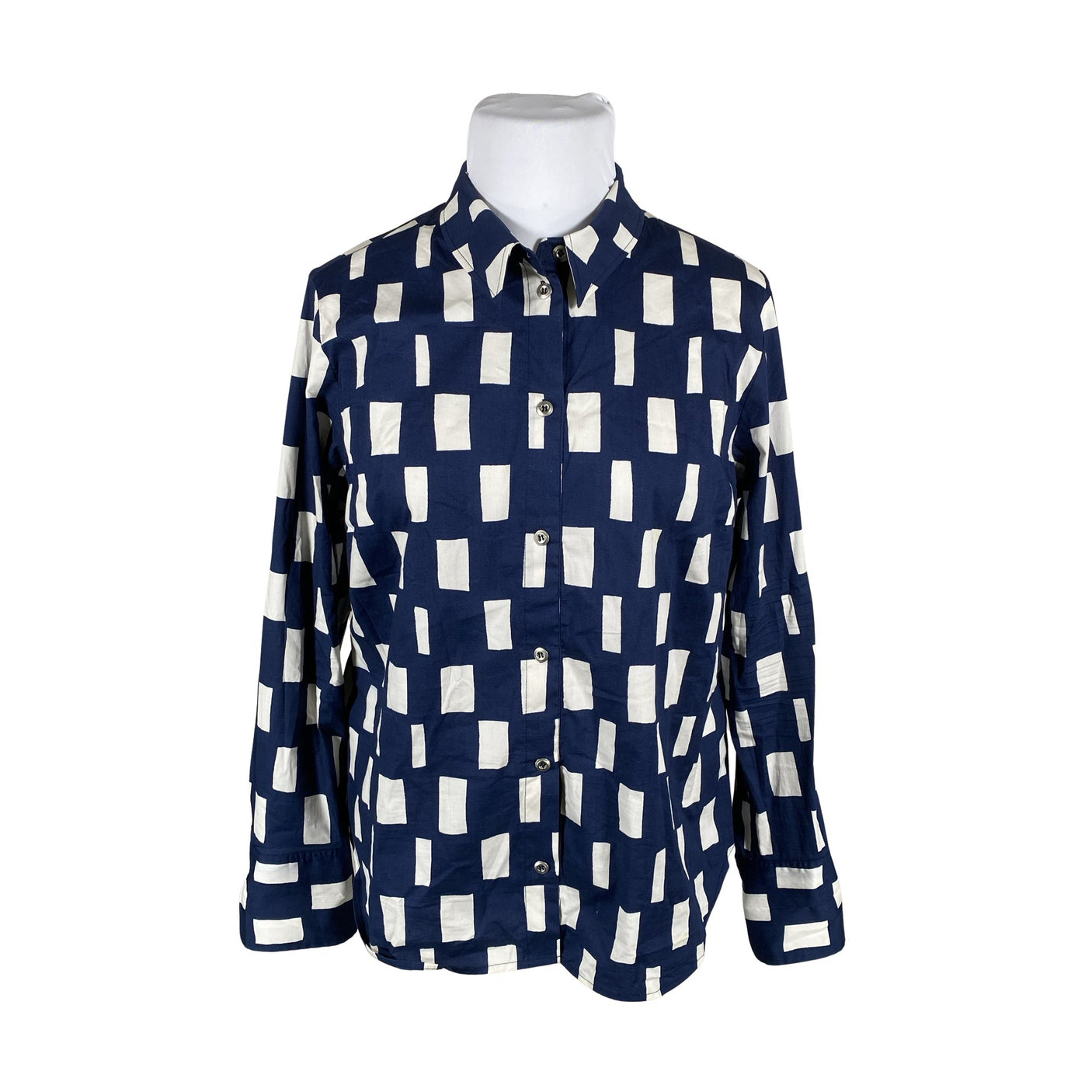 Naisten Marimekko - Kauluspaita, koko 46 - Sininen (1)