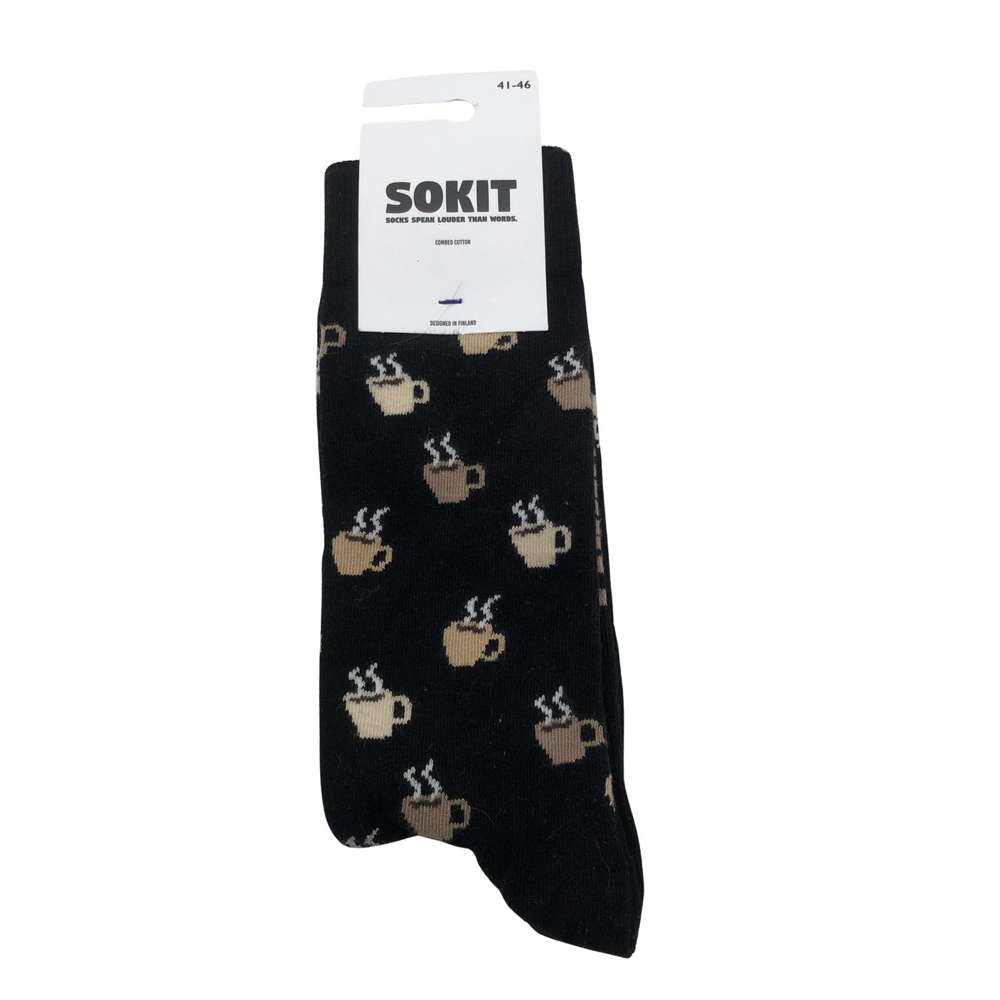 Unisex Sokit - Sukat, koko 42 - Musta (1)