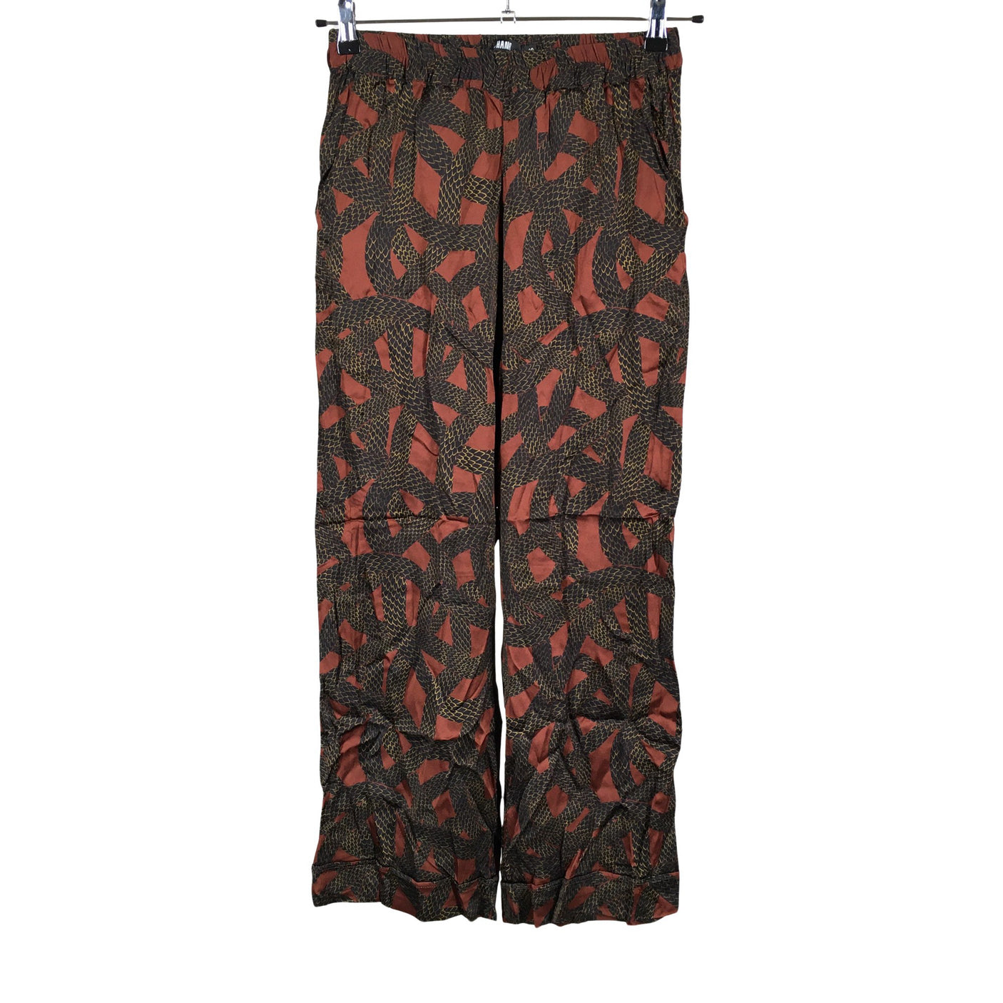Naisten Uhana Design - Ohuet housut, koko 36 - Ruskea (1)