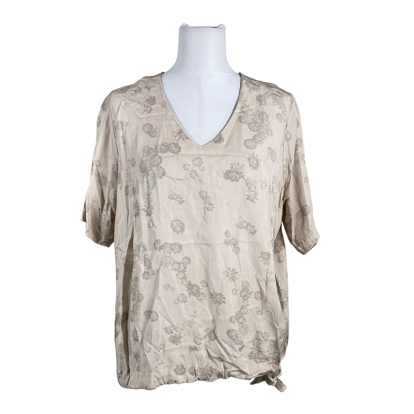 Naisten Makia - Lyhythihainen pusero, koko 40 - Beige (1)