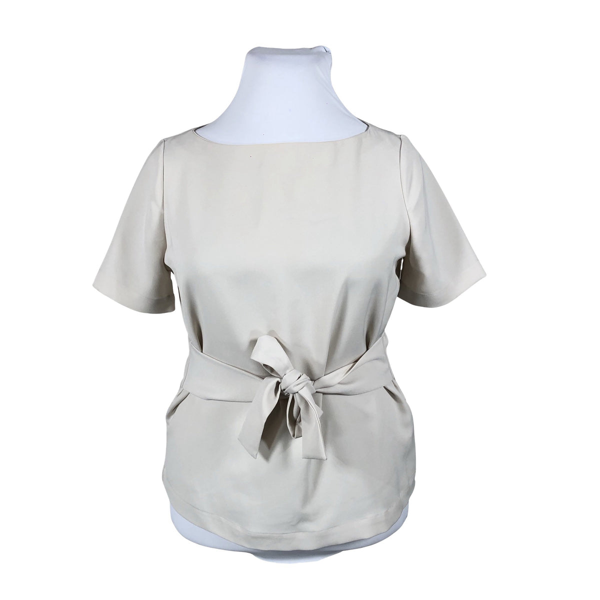 Naisten Marks&Spencer - Lyhythihainen pusero, koko 38 - Beige (1)