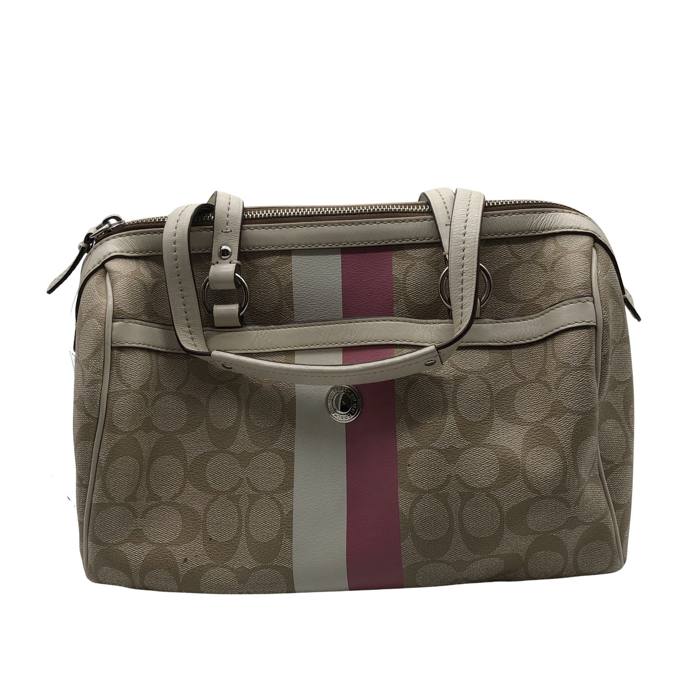 Naisten Coach - Käsilaukku, koko Midi - Beige (1)