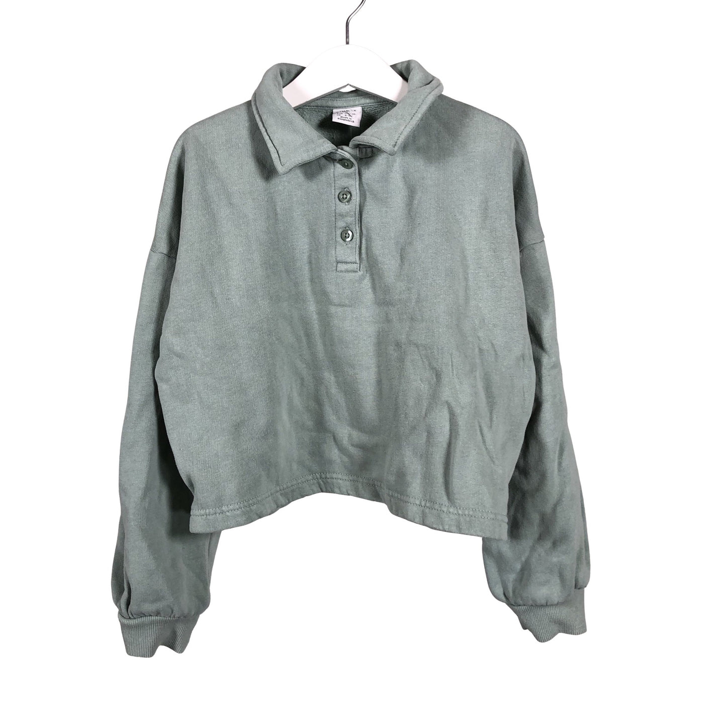 Tyttöjen Lindex - Collegepaita, koko 134 - 140 - Vihreä (1)