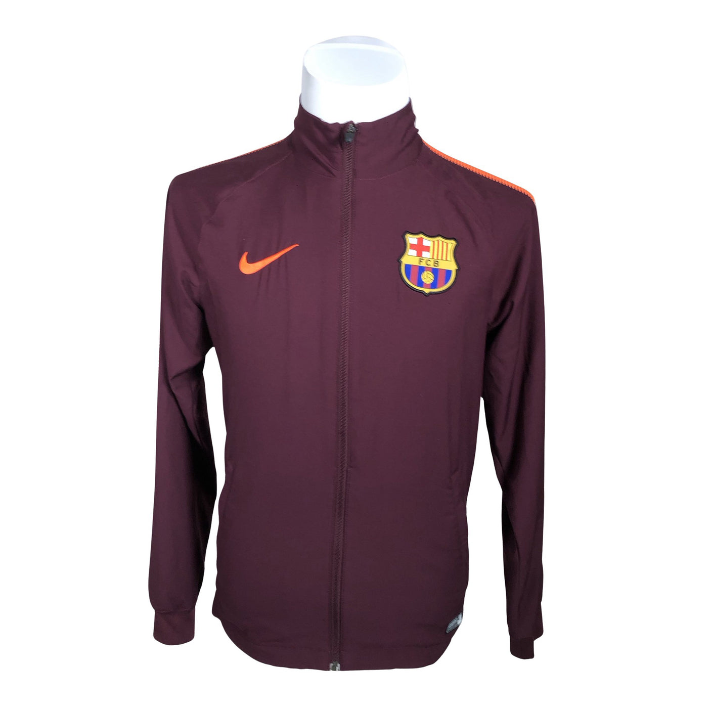Miesten Nike - Urheilutakki, koko S - Viininpunainen (1)