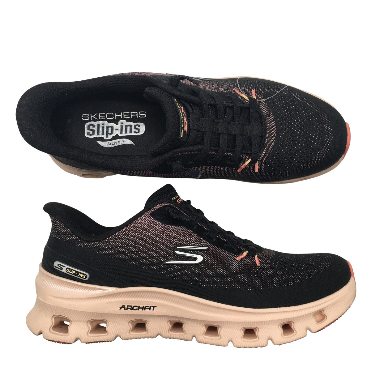 Naisten Skechers - Lenkkarit, koko 39 - Musta (1)