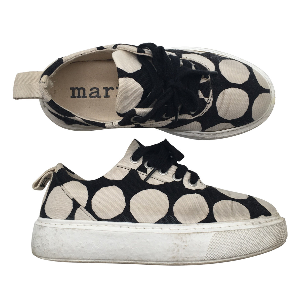 Naisten Marimekko - Tennarit, koko 37 - Beige (1)