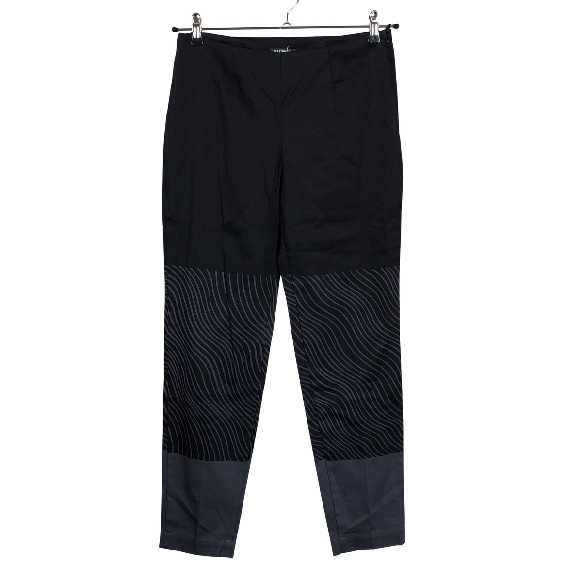 Naisten Marimekko - Kangashousut, koko 38 - Musta (1)