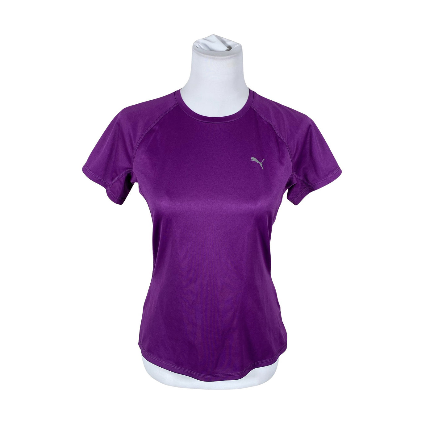 Naisten Puma - Urheilupaita, lyhyet hihat, koko 36 - Violetti (1)