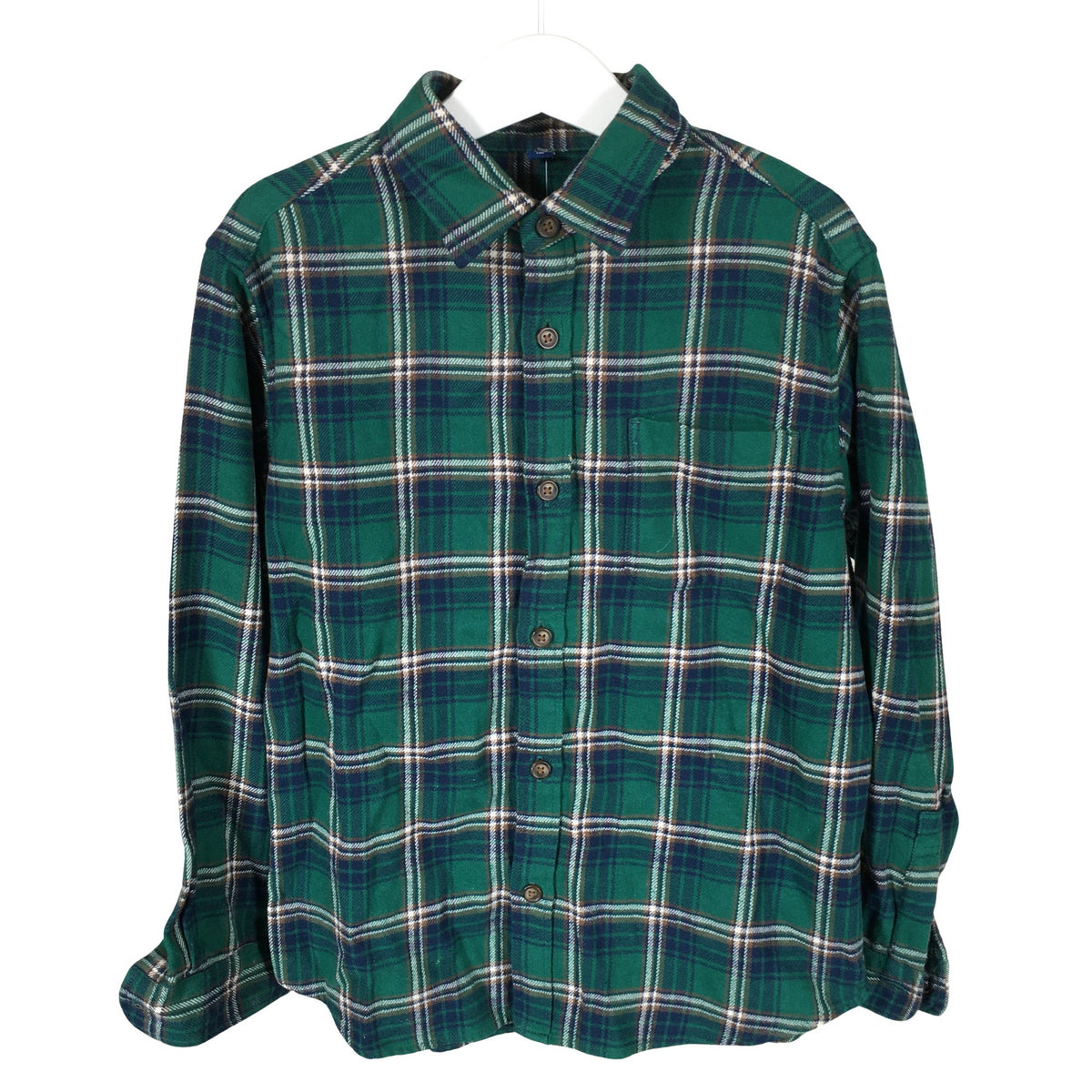 Unisex Uniqlo - Flanellipaita, koko 128 - 134 - Vihreä (1)