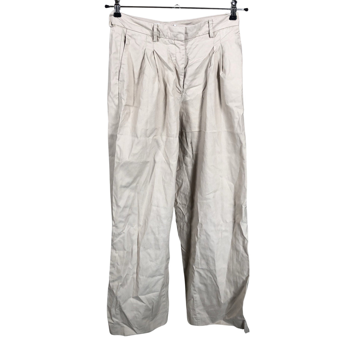 Naisten Selected - Kangashousut, koko 36 - Beige (1)