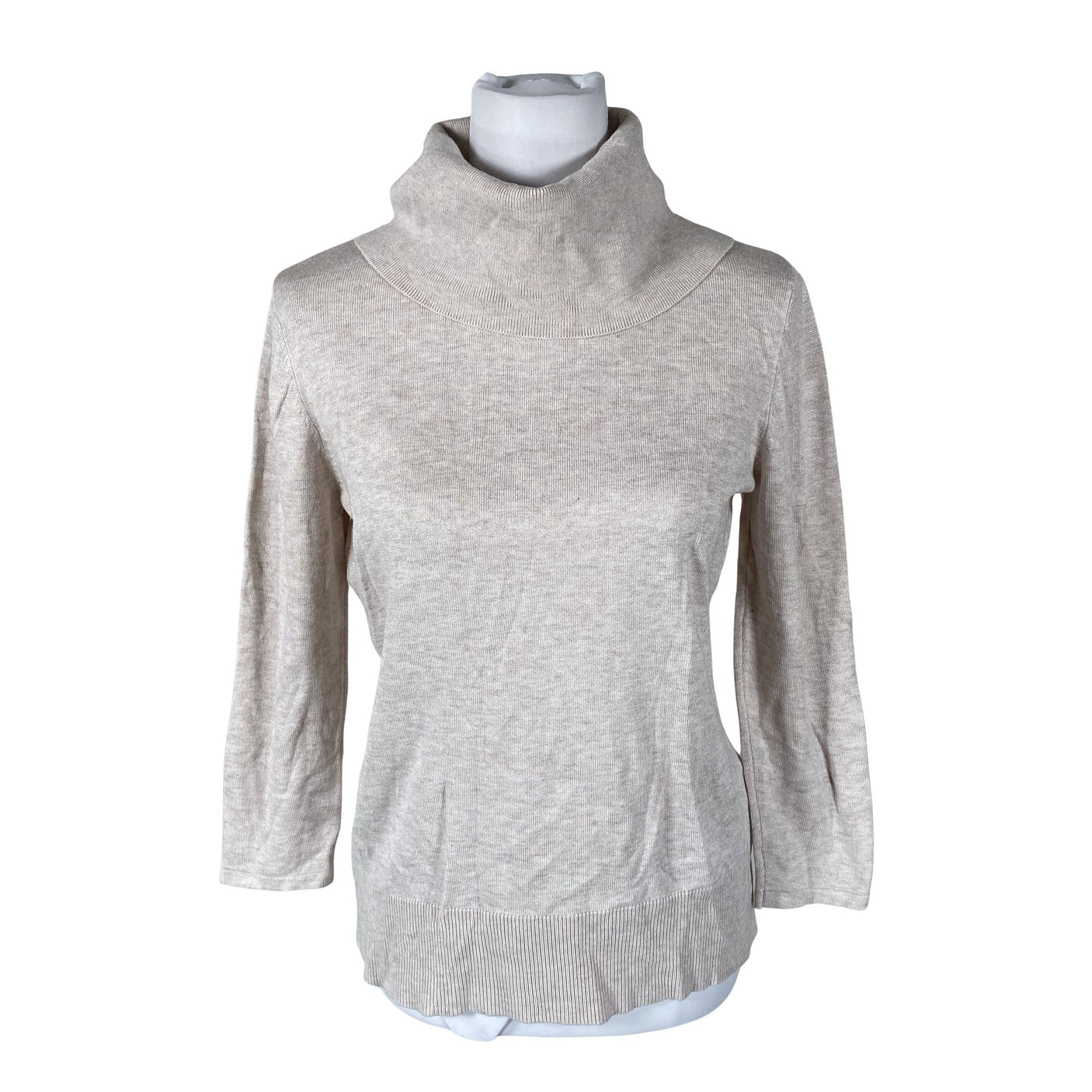 Naisten Mosaic - Neulepaita, koko 40 - Beige (1)