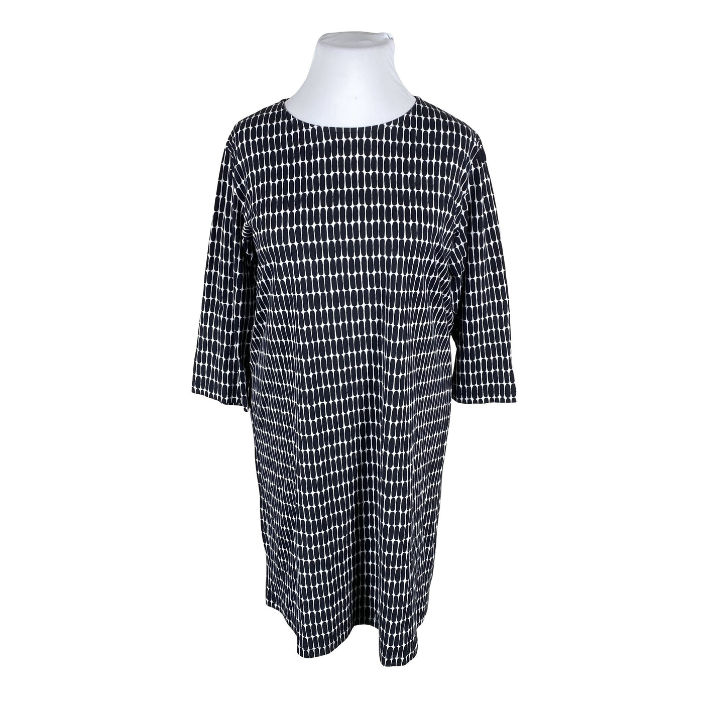 Naisten Marimekko - Trikoomekko, koko 44 - Musta (1)