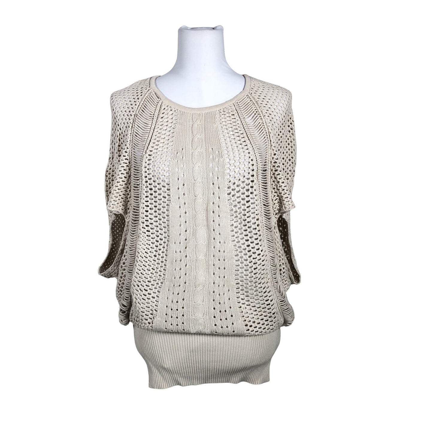 Naisten Guess - Neuletunika, koko 36 - Beige (1)