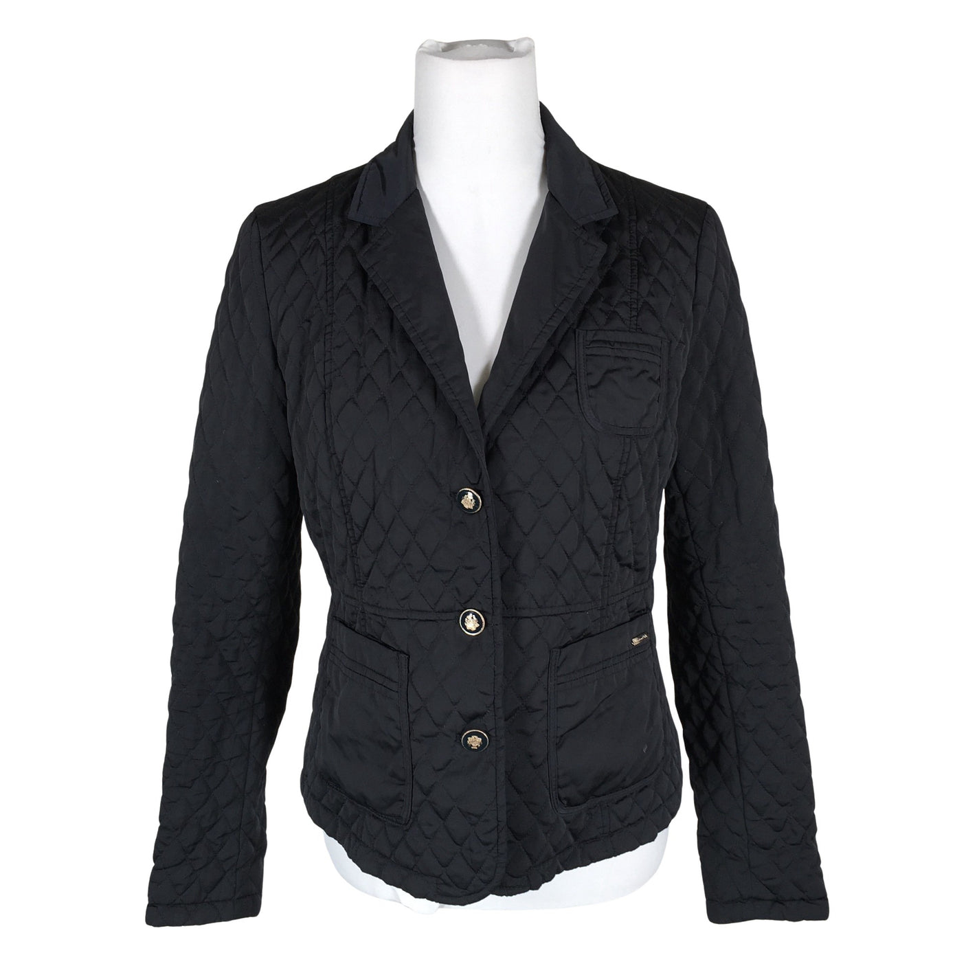 Naisten Massimo Dutti - Tikkitakki, koko 40 - Musta (1)
