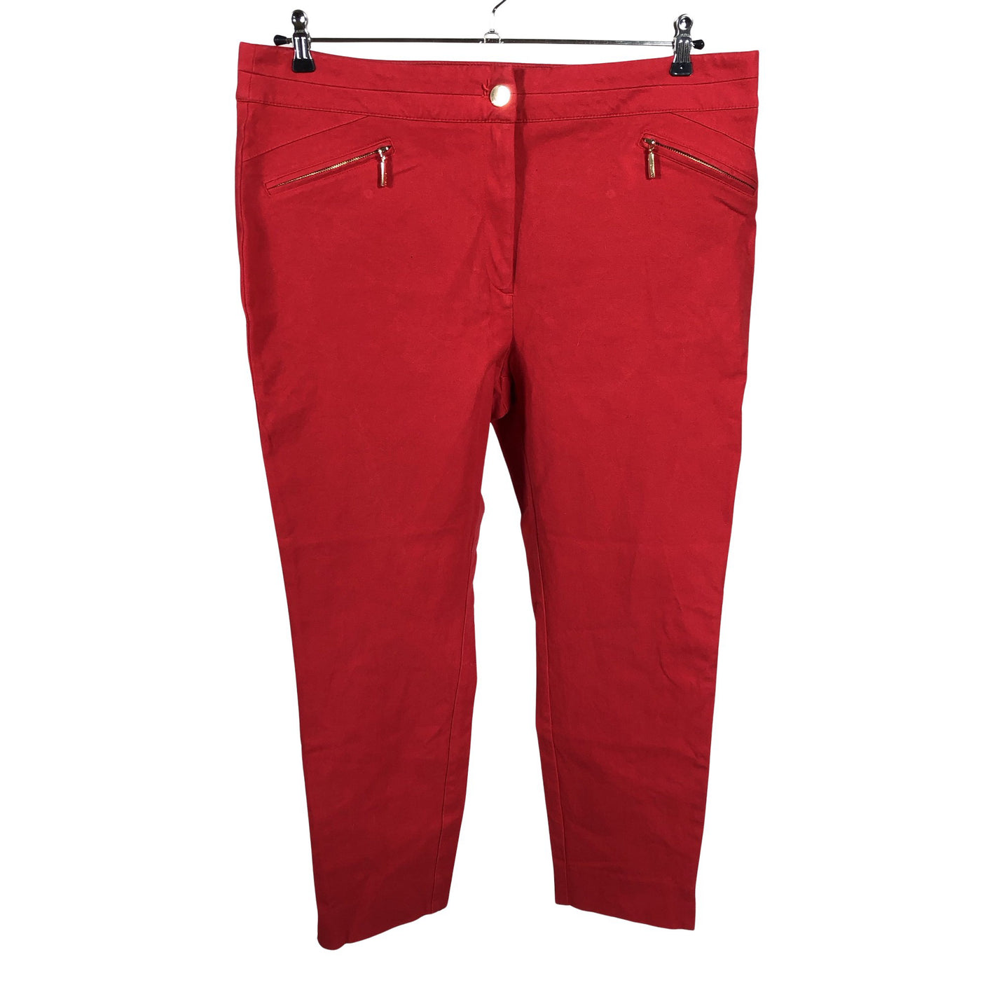 Naisten Per Una by Marks & Spencer - Kangascaprit, koko 48 - Punainen (1)