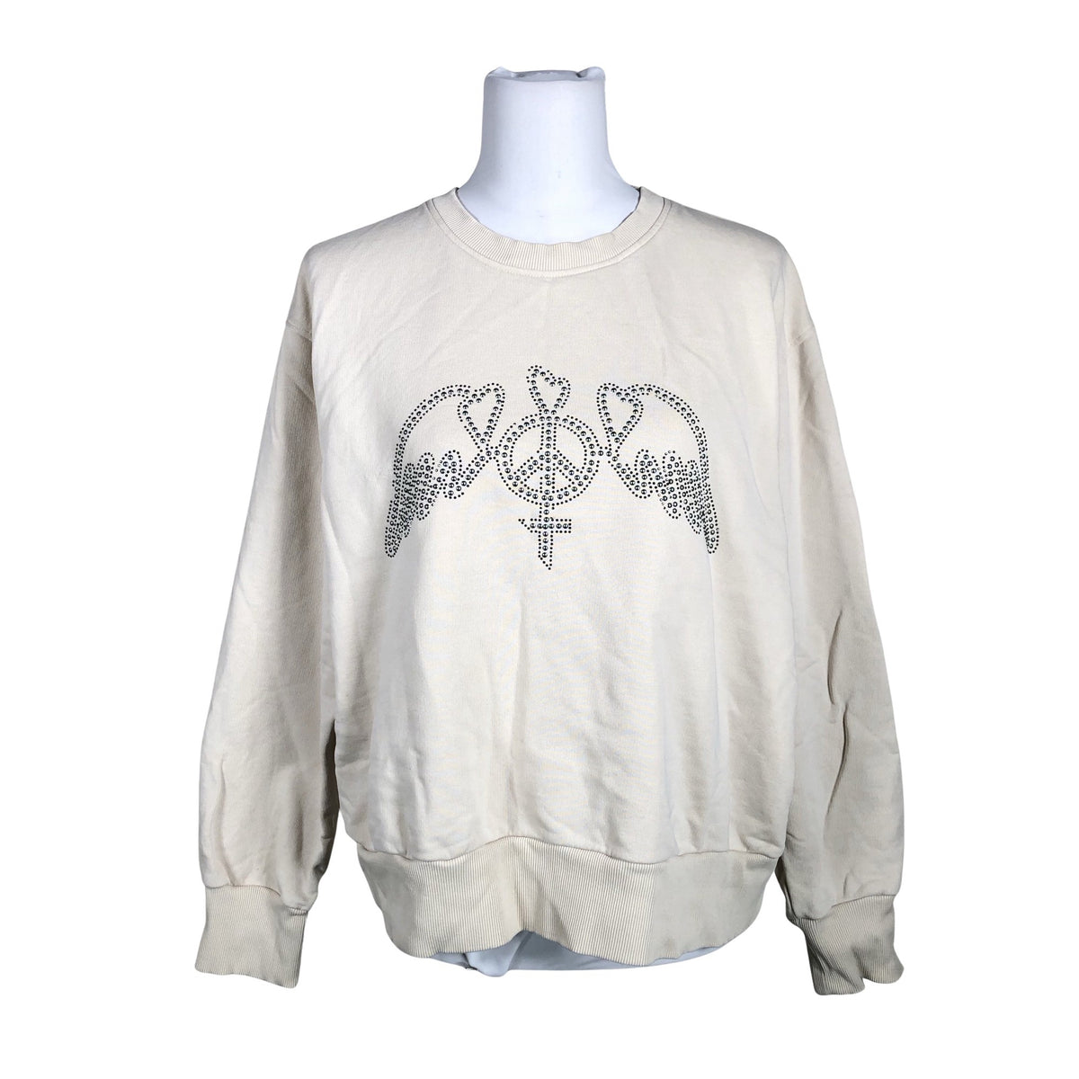 Naisten Mos Mosh - Collegepaita, koko 38 - Beige (1)