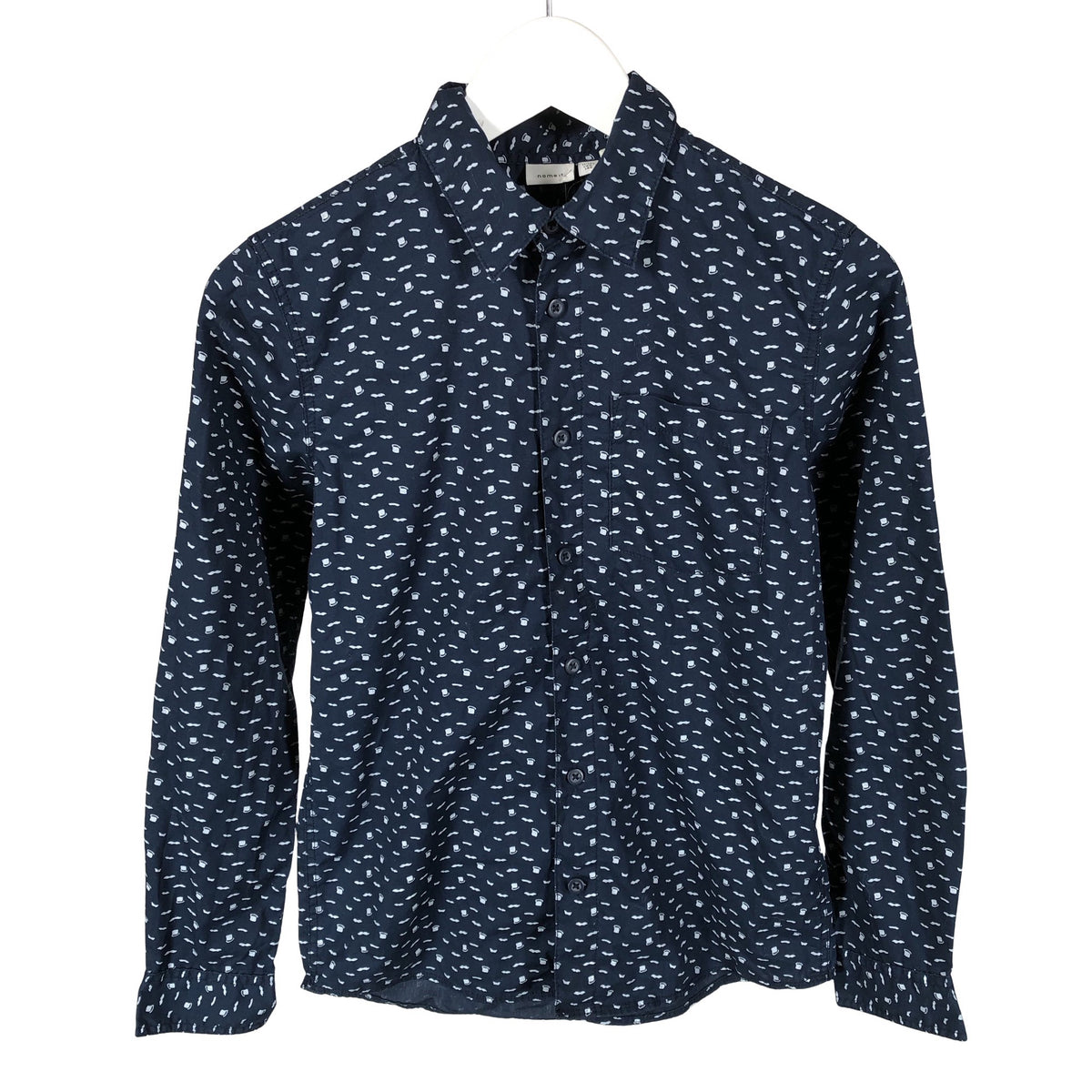 Unisex Name It - Kauluspaita, koko 146 - 152 - Sininen (1)