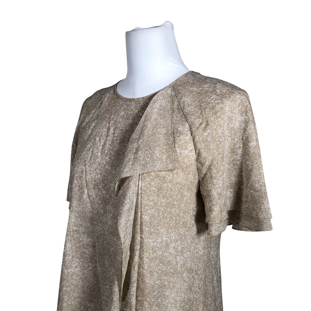 Naisten Andiata - Sifonkimekko, koko 32 - Beige (2)