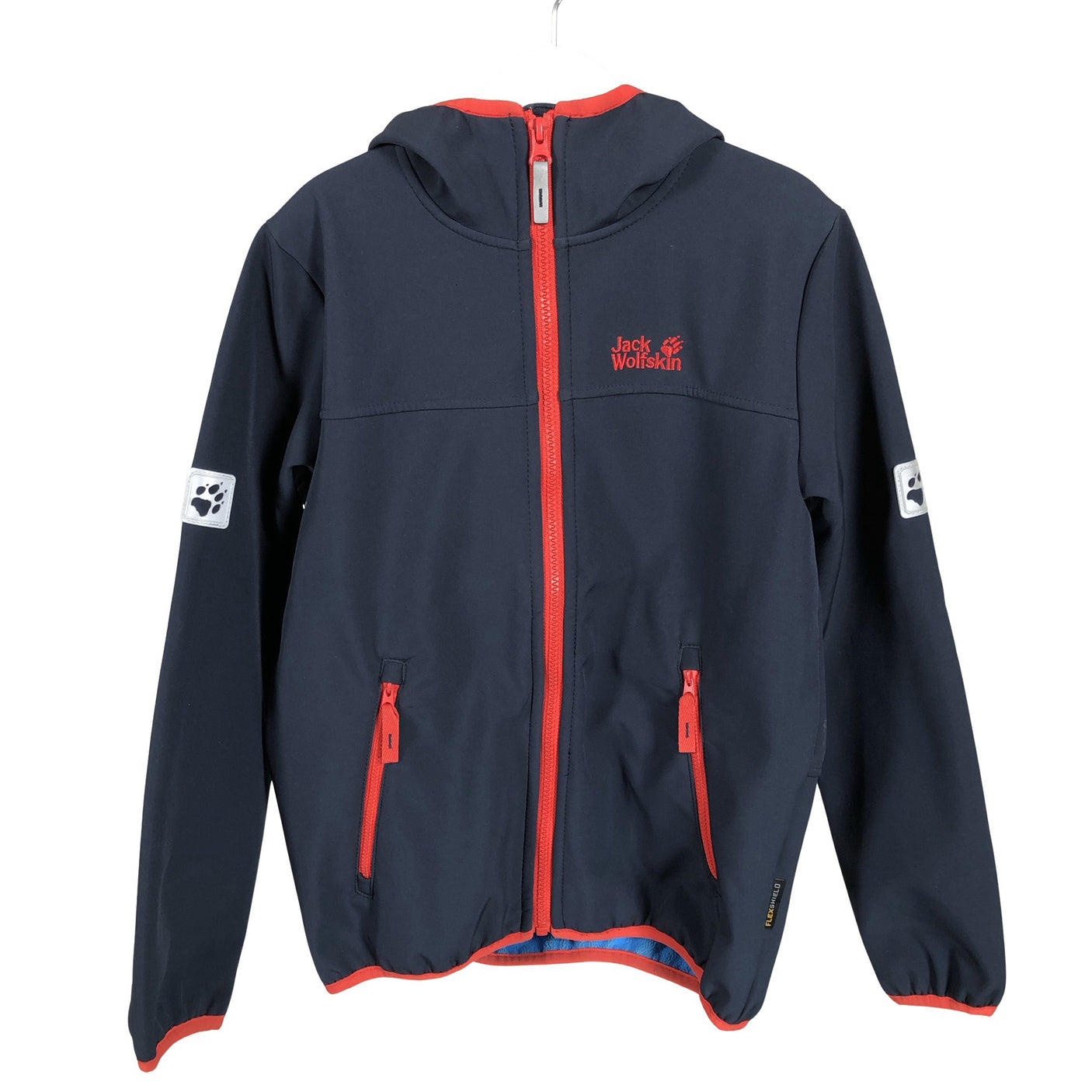 Unisex Jack Wolfskin - Softshell-takki, koko 134 - 140 - Sininen (1)