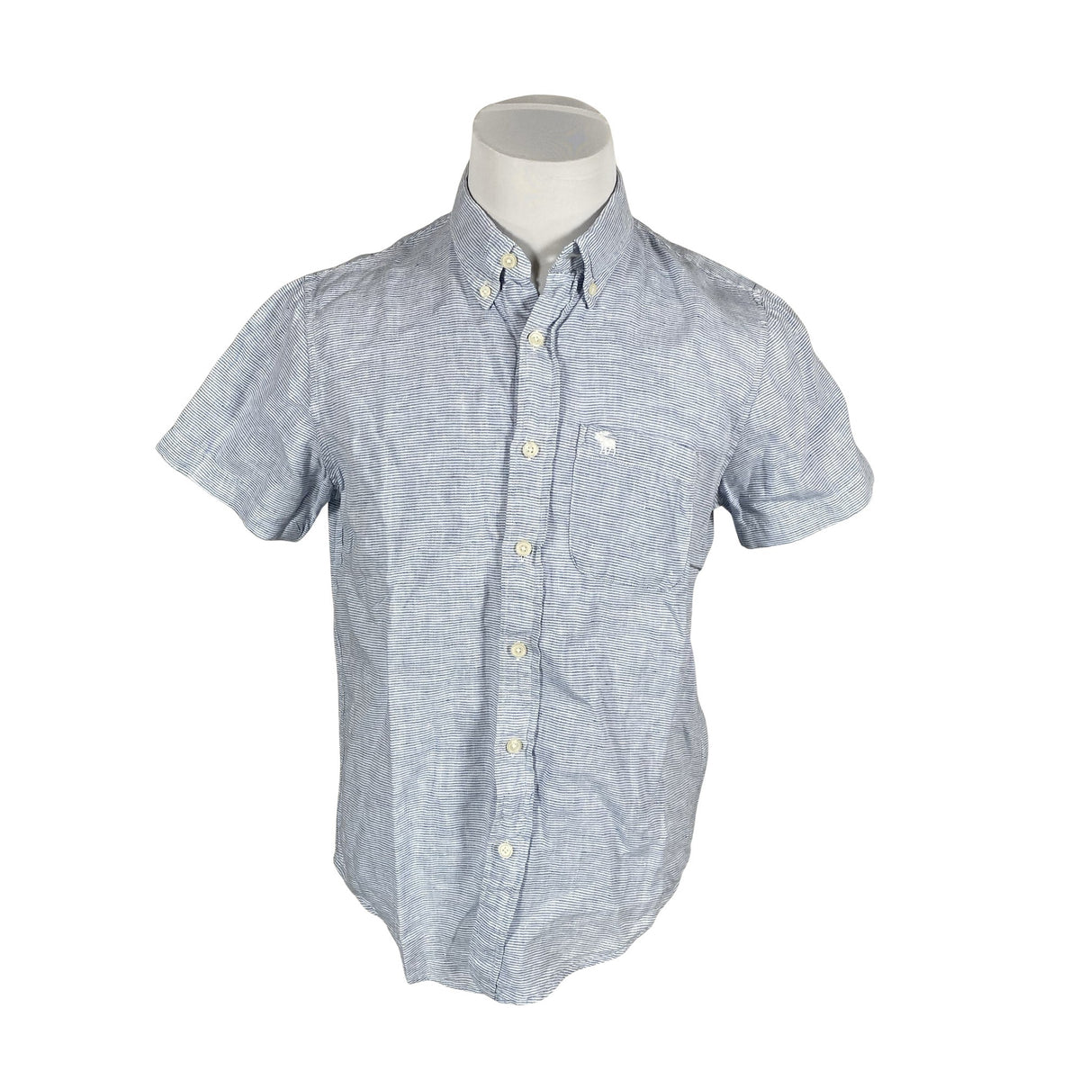 Miesten Abercrombie&Fitch - Kauluspaita, koko S - Vaaleansininen (1)