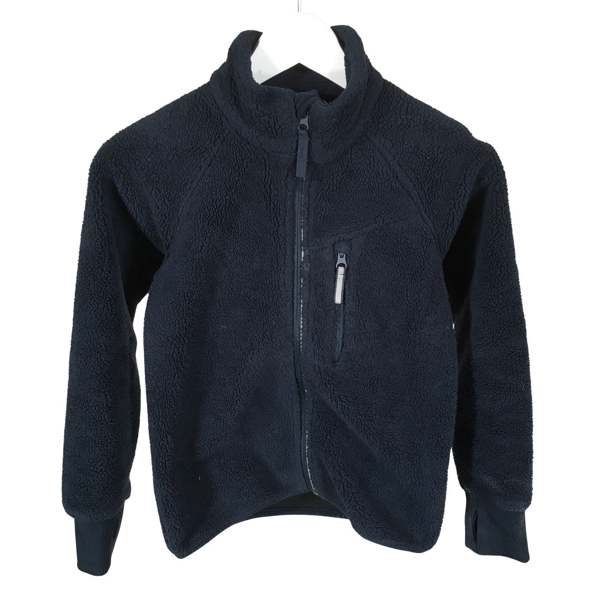 Unisex Polarn O. Pyret - Windfleecetakki, koko 128 - 134 - Sininen (1)