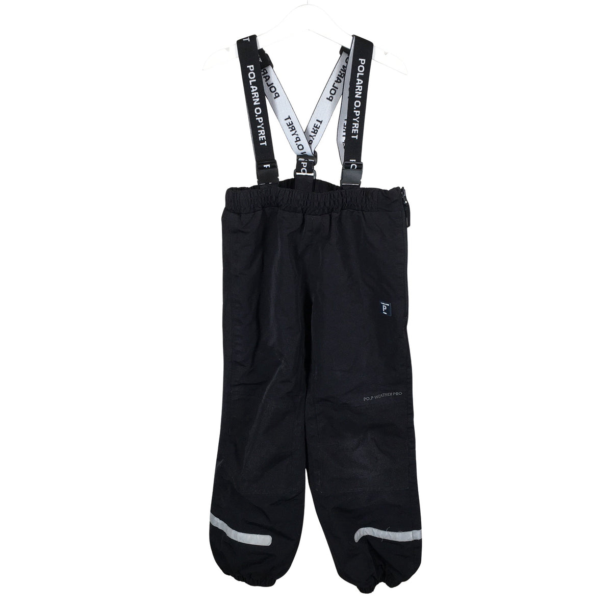 Unisex Polarn O. Pyret - Välikausihousut, koko 128 - 134 - Musta (1)