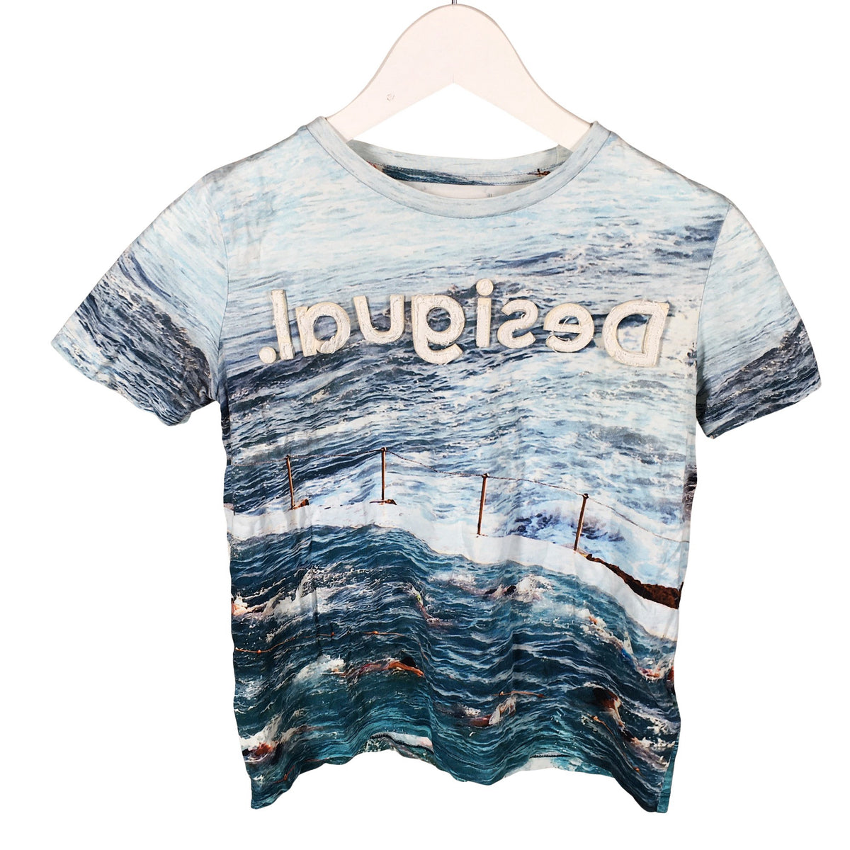 Unisex Desigual - T-paita, koko 146 - 152 - Vaaleansininen (2)