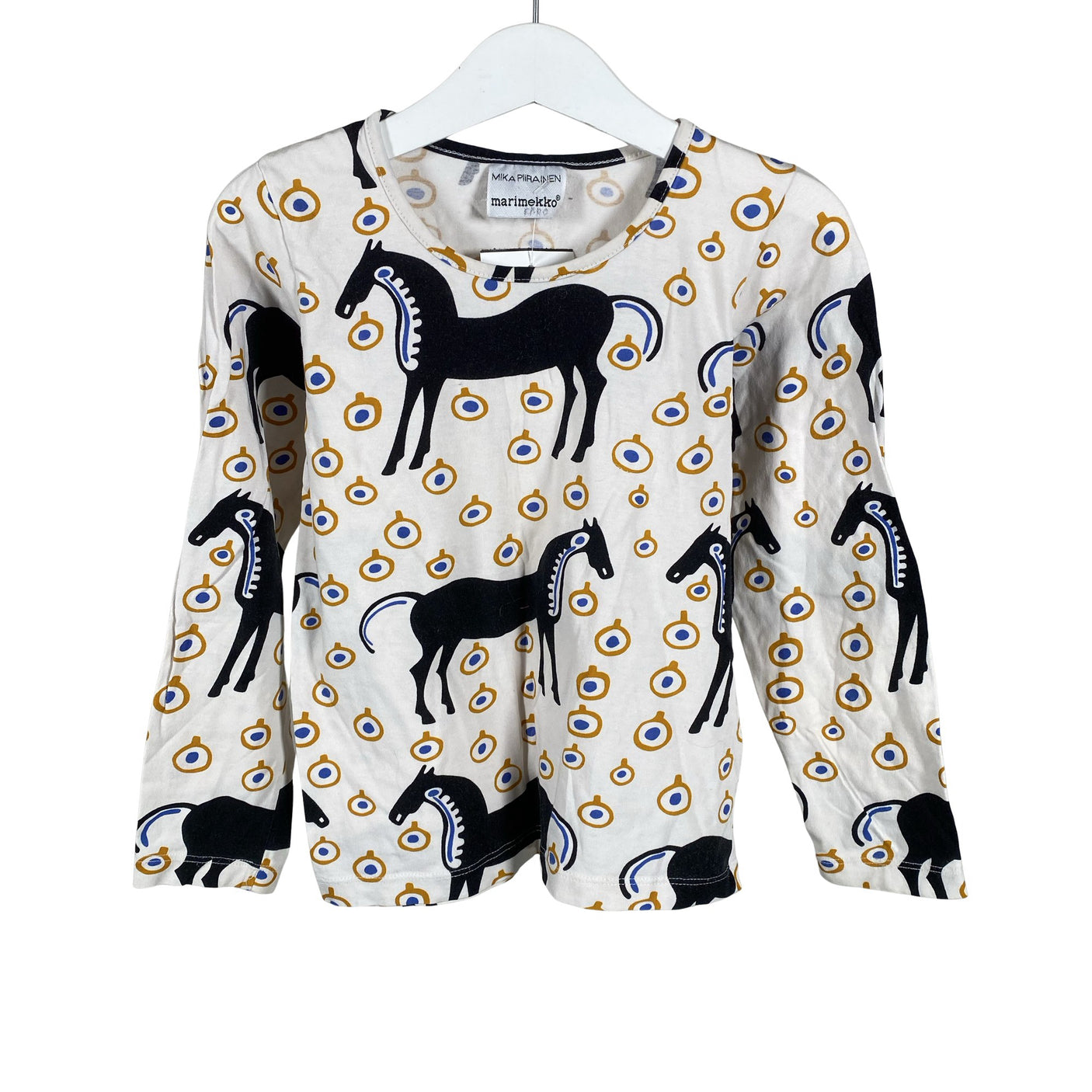 Unisex Marimekko - Trikoopaita, koko 104 - 110 - Luonnonvalkoinen (1)