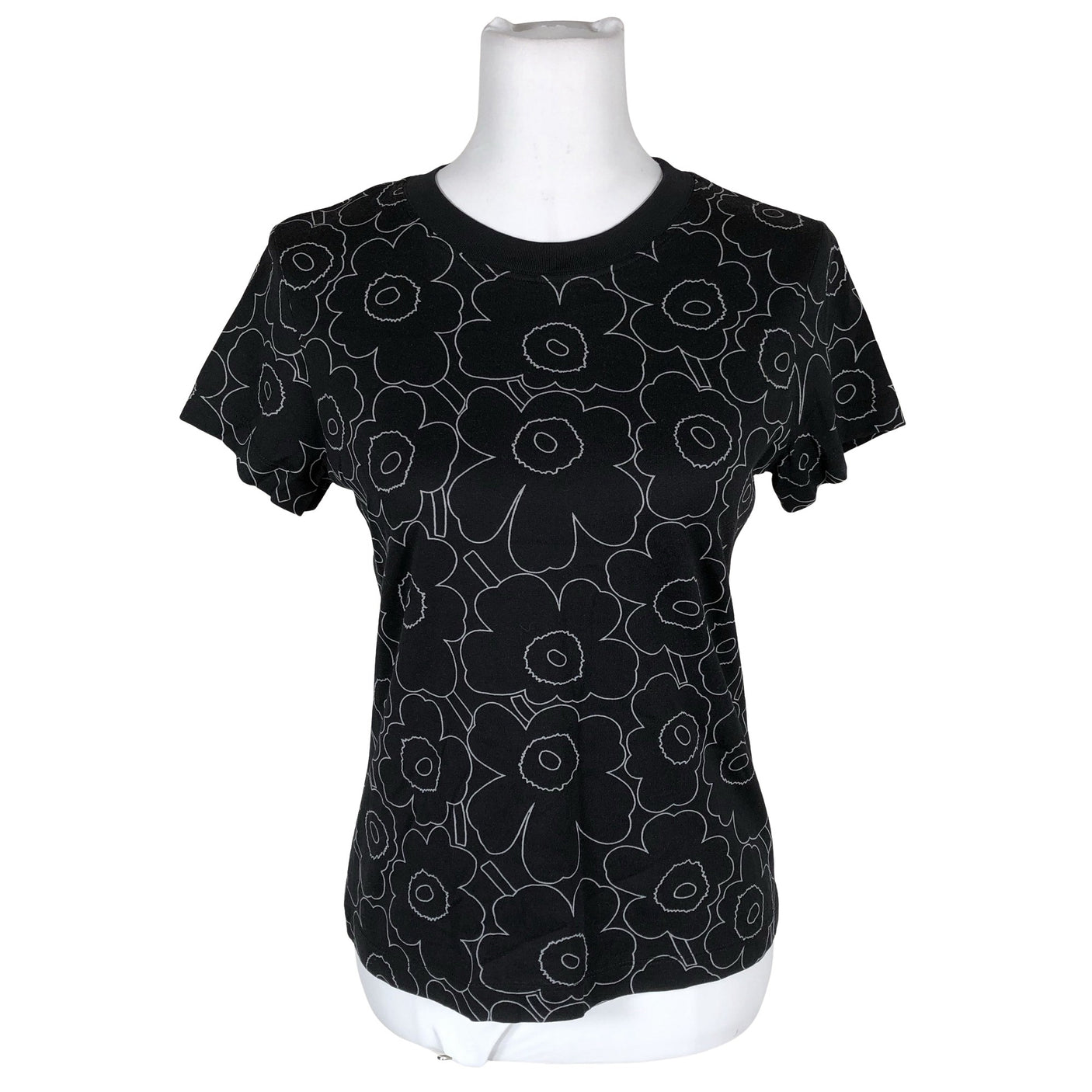 Naisten Marimekko - T-paita, koko 36 - Musta (1)