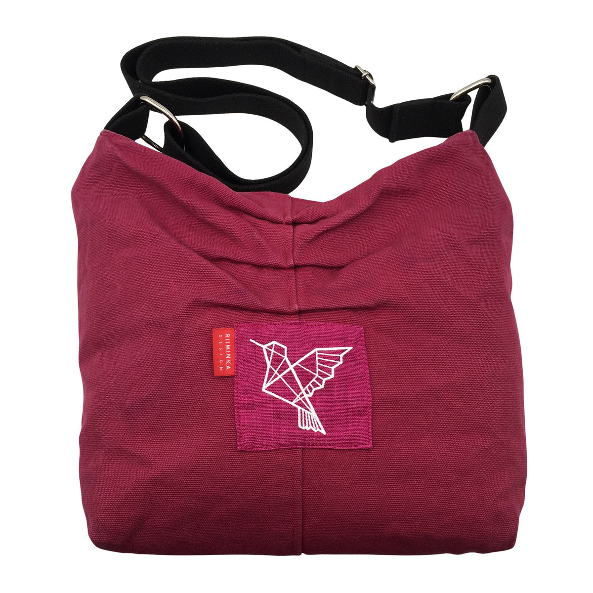 Naisten Riiminka design - Olkalaukku, koko Midi - Violetti (1)
