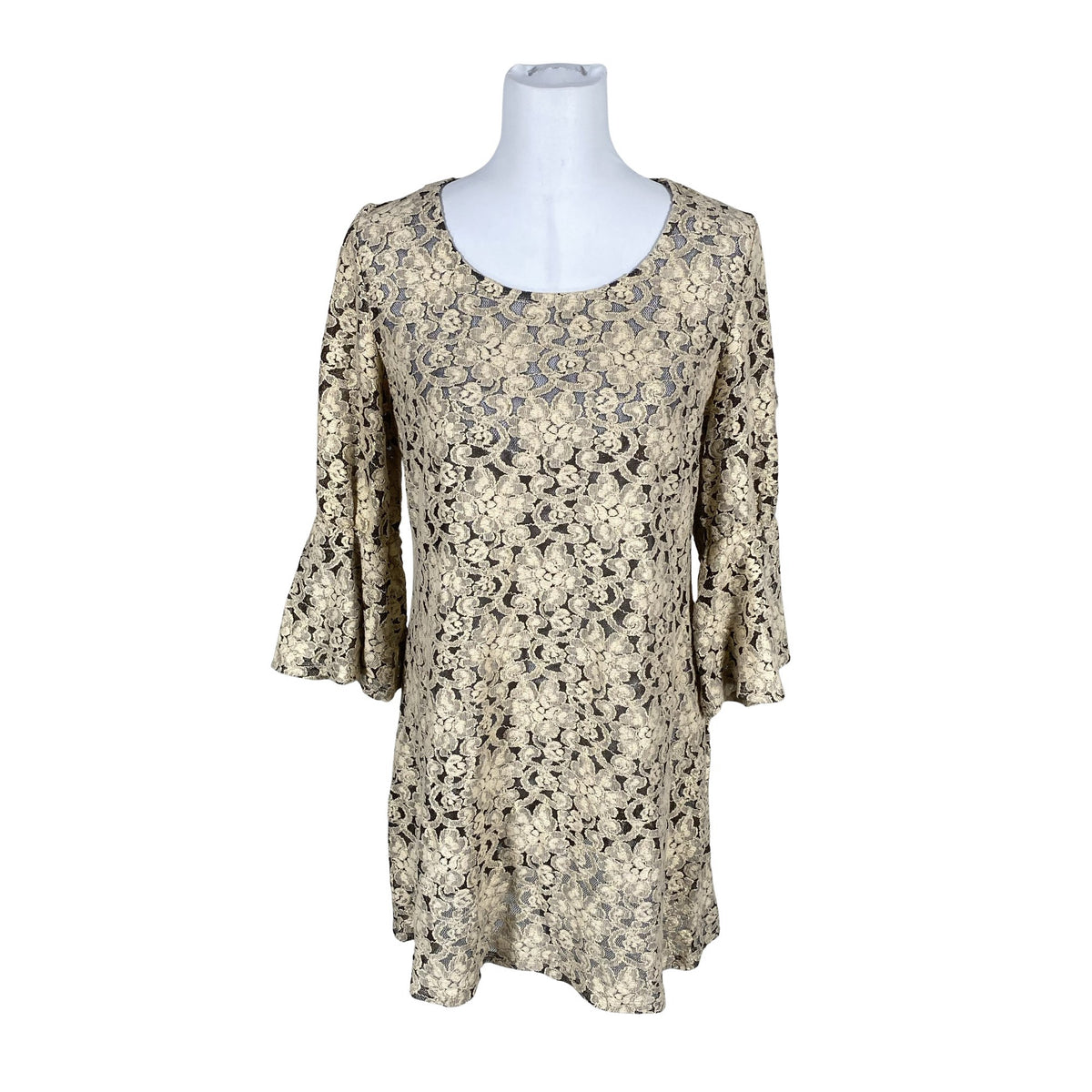 Naisten Cream - Juhlamekko, koko 40 - Beige (1)