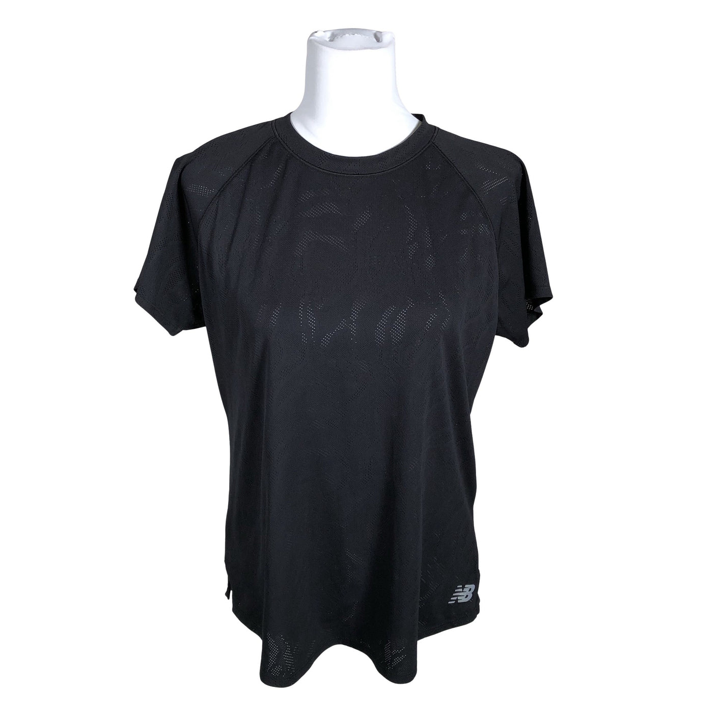 Naisten New Balance - Urheilupaita, lyhyet hihat, koko 40 - Musta (1)