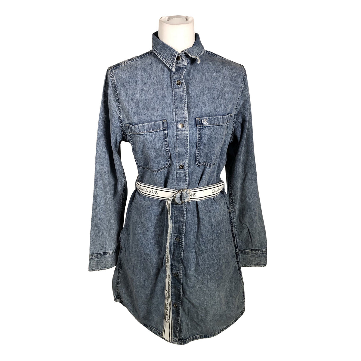 Naisten Calvin Klein Jeans - Farkkumekko, koko 38 - Sininen (1)