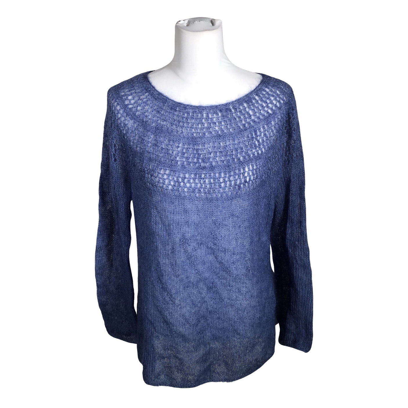 Naisten Handmade - Neulepaita, koko 38 - Sininen (1)
