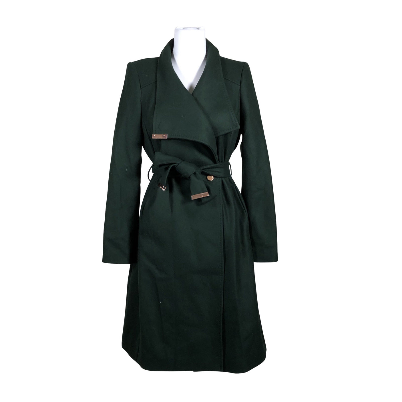Naisten Ted Baker - Villakangastakki, koko 38 - Vihreä (1)