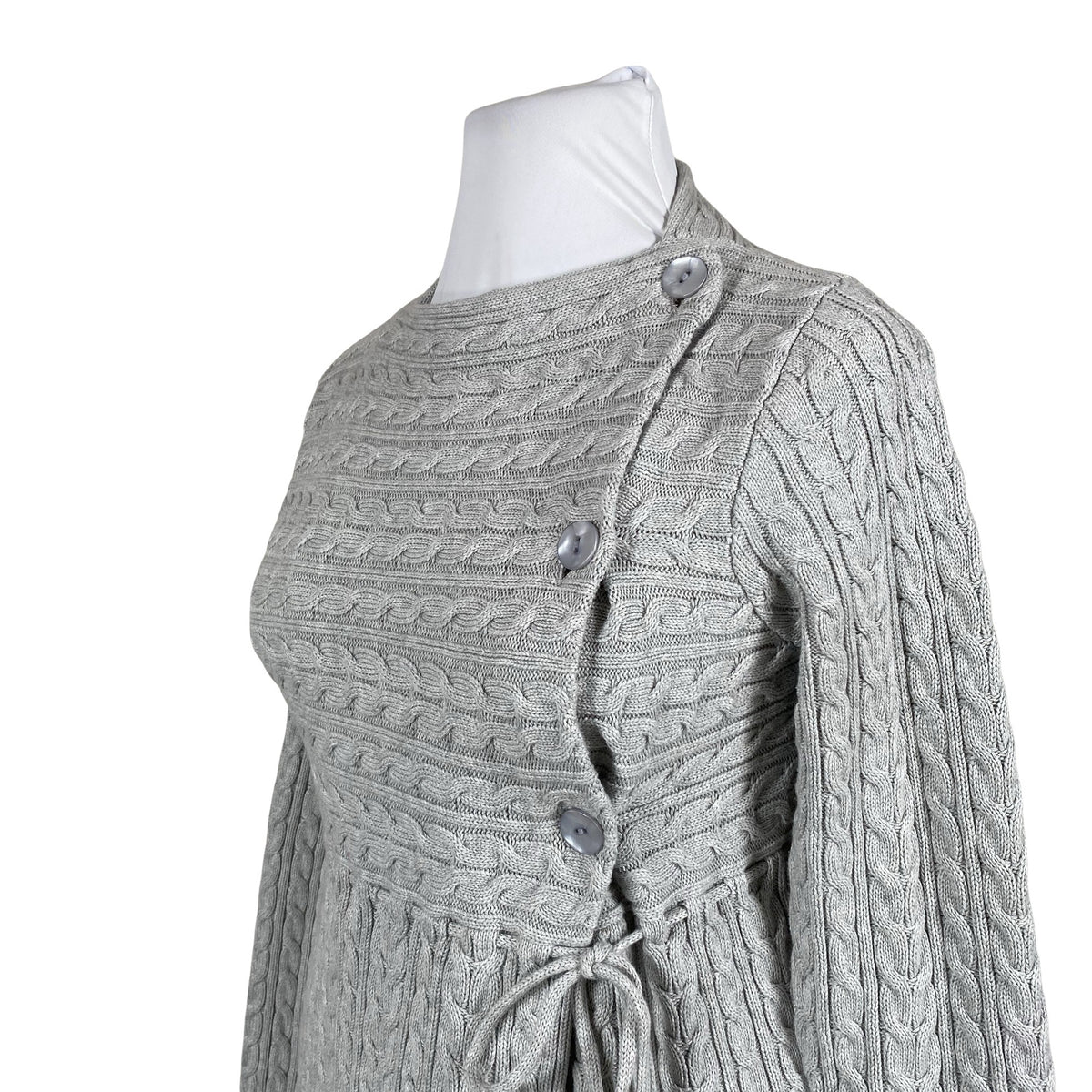 Naisten Jumperfabriken - Neuletakki, koko 42 - Harmaa (2)