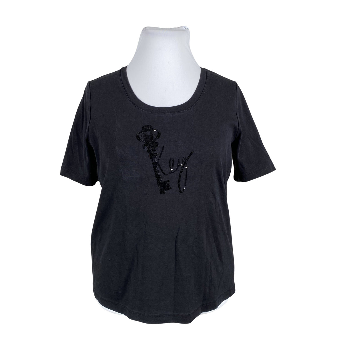 Naisten Betty Barclay - T-paita, koko 44 - Musta (1)