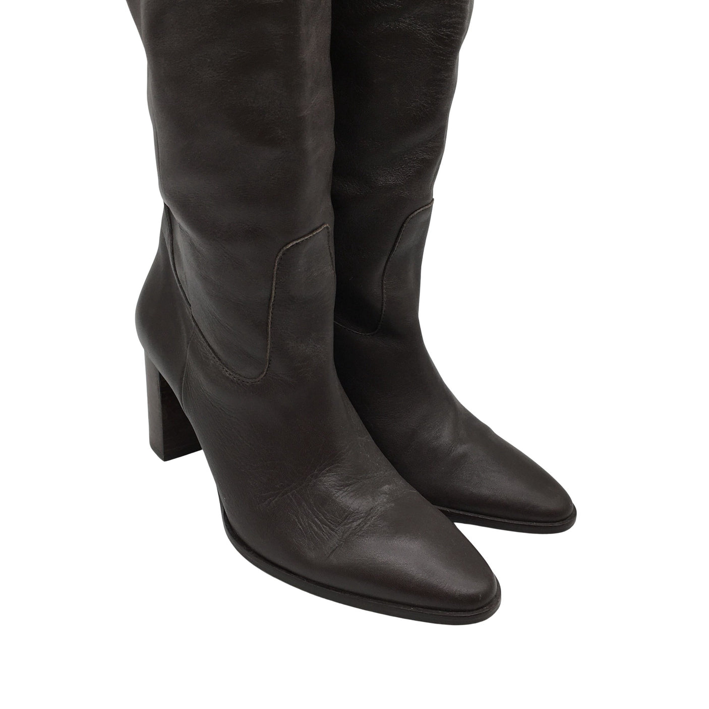 Naisten Massimo Dutti - Saappaat, koko 38 - Ruskea (2)