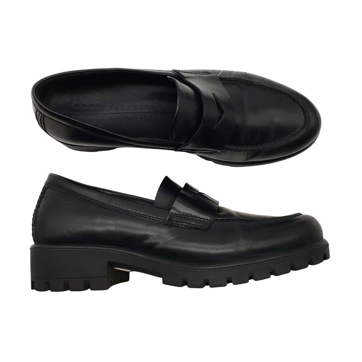 Naisten Ecco - Loaferit, koko 37 - Musta (1)