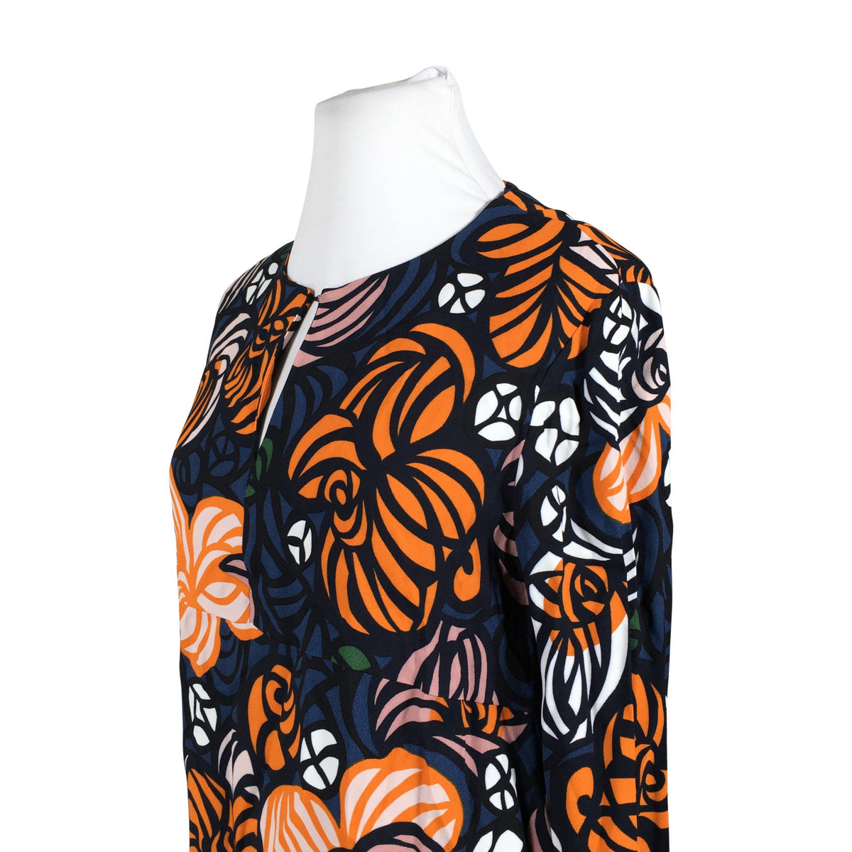 Naisten Marimekko - Sifonkimekko, koko 44 - Sininen (2)