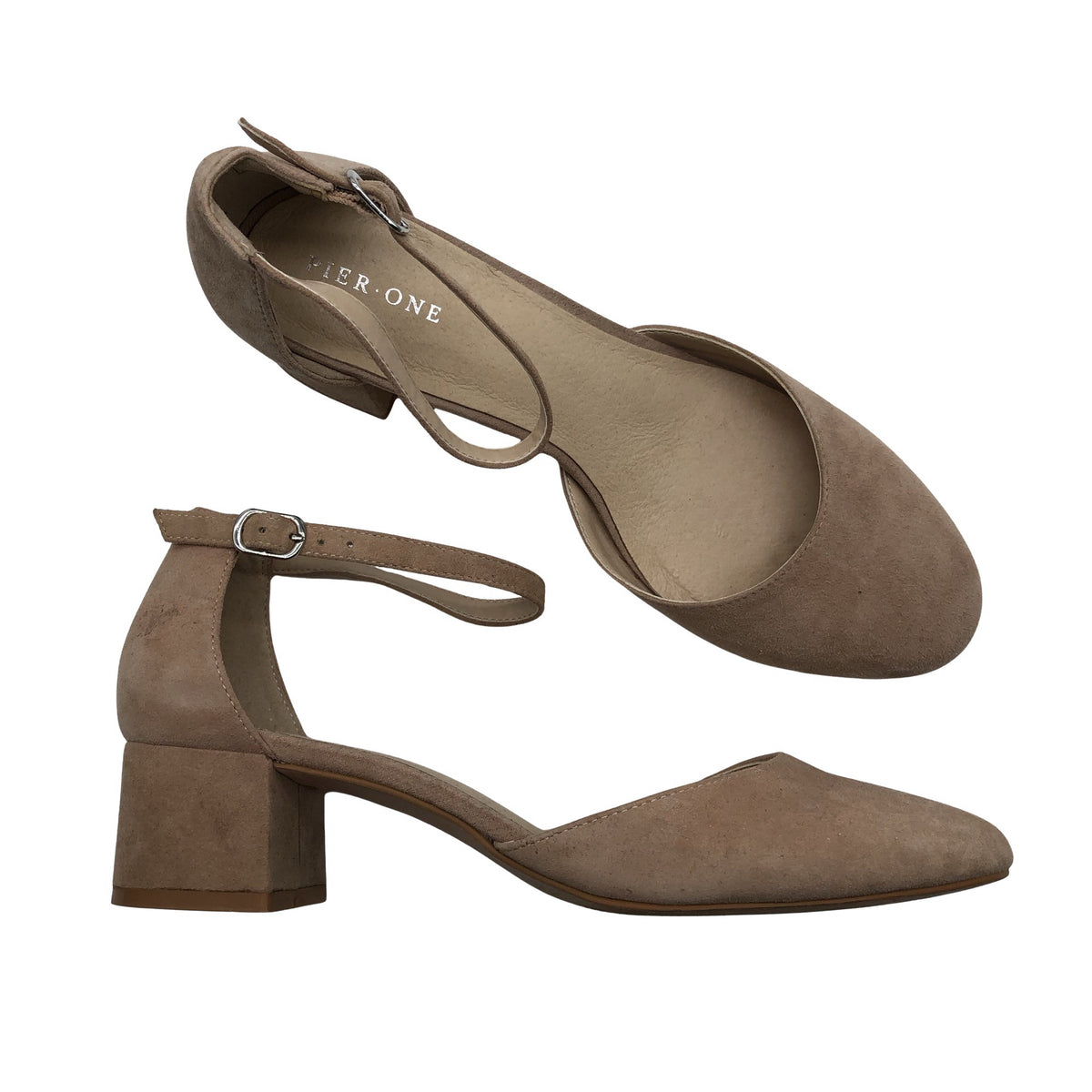 Naisten Pier One - Korkokengät, koko 39 - Beige (1)