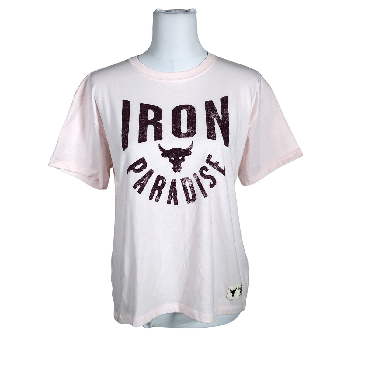 Naisten Under Armour - T-paita, koko 36 - Vaaleanpunainen (1)